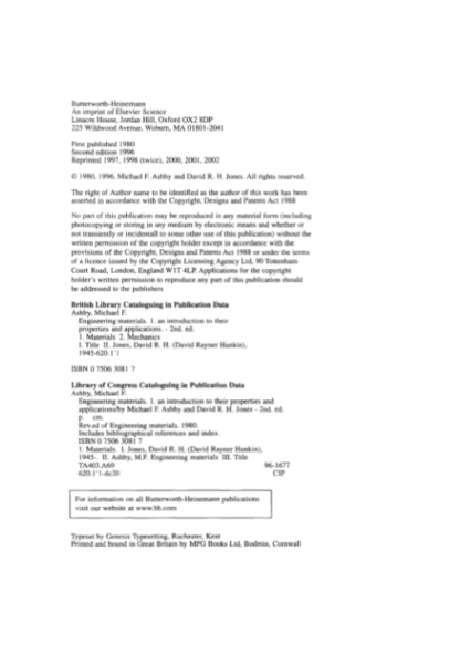 Engineering Materials Vol1 - Michael F. Ashby - Image 3