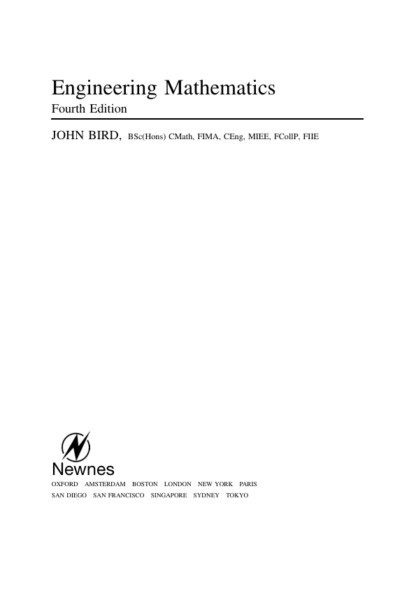 Engineering Mathematics - John Bird