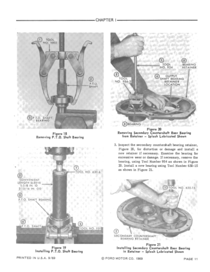 FORD 8000 9000 8600 9600 Tractor Service Manual - Image 10