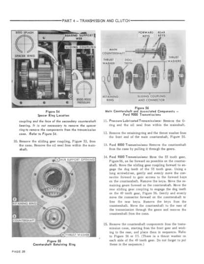 FORD 8000 9000 8600 9600 Tractor Service Manual - Image 11