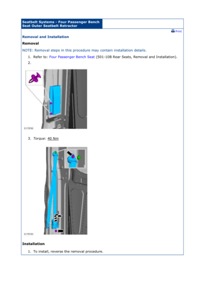 Ford Transit 2019 Repair Workshop Manual - Image 10