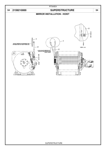 GROVE RT540E-4 Crane Parts Catalog - Image 8