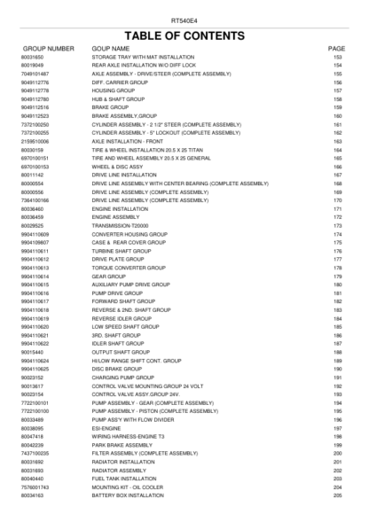 GROVE RT540E-4 Crane Parts Catalog - Image 6