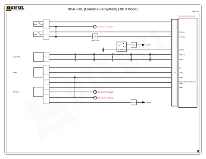 HINO - J08E Engine (2014).Common Rail Fuel System (EPA10) - Image 2