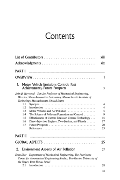 Handbook Of Air Pollution from Internal Combustion Engines - Eran Sher - Image 5