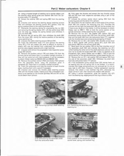 Haynes - Weber, Zenith Stromberg and SU Carburetor Manual - Image 14