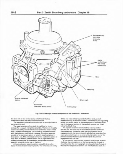 Haynes - Weber, Zenith Stromberg and SU Carburetor Manual - Image 11