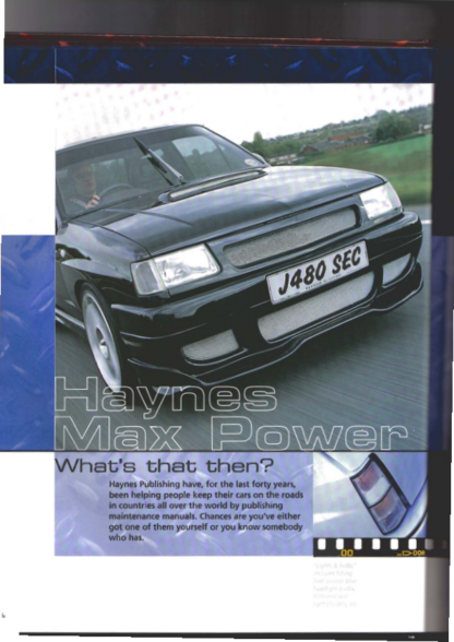 Haynes MAX Power - Vauxhall Nova - Image 3