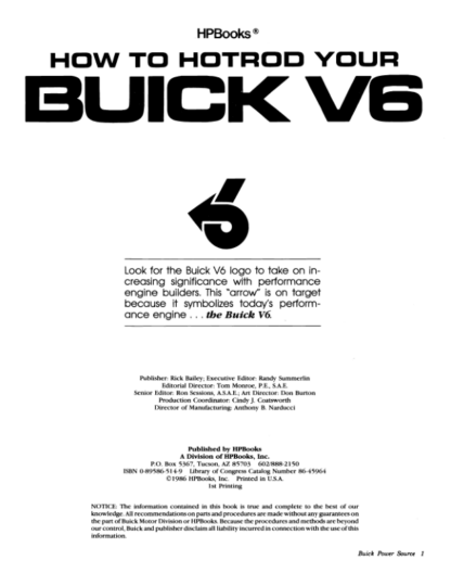 How To Hotrod Your Buick V6 - Rick Bailey - Image 2