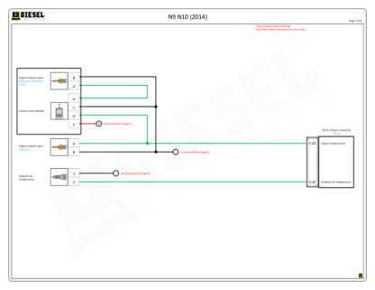 International - N9.Engine Wiring - Image 2