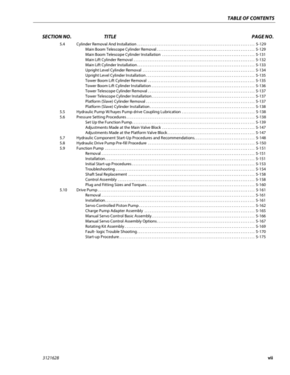 JLG 800A 800AJ Service and Maintenance Manual - Image 4