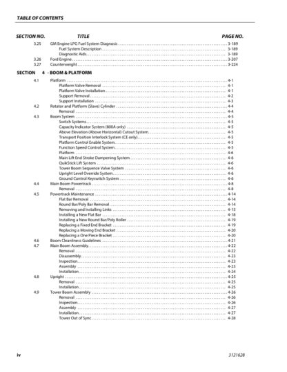 JLG 800A 800AJ Service and Maintenance Manual - Image 15