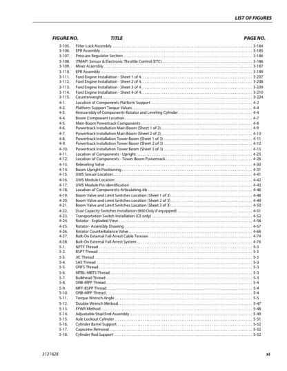 JLG 800A 800AJ Service and Maintenance Manual - Image 8