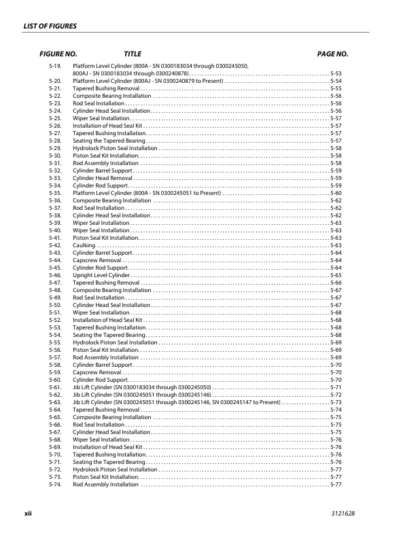 JLG 800A 800AJ Service and Maintenance Manual - Image 9