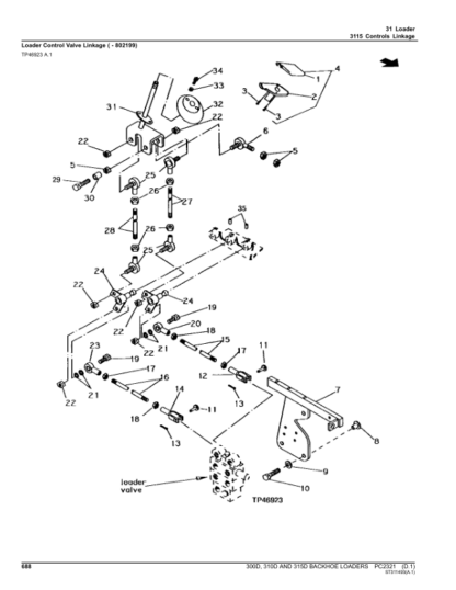 John Deere 300D 310D 315D Backhoe Parts Catalog - Image 7