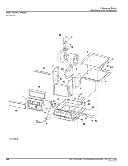 John Deere 300D 310D 315D Backhoe Parts Catalog - Image 5