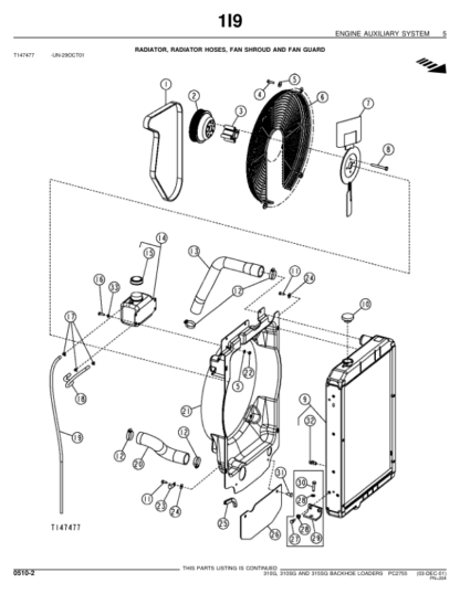 John Deere 310G 310SG 315SG Backhoe Parts Manual - Image 4