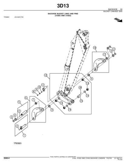 John Deere 310G 310SG 315SG Backhoe Parts Manual - Image 8