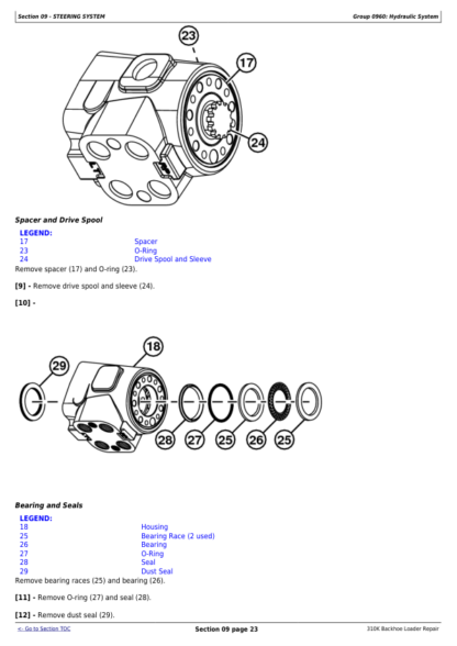 John Deere 310K Backhoe Repair Manual - Image 12