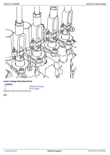 John Deere 310K Backhoe Repair Manual - Image 14