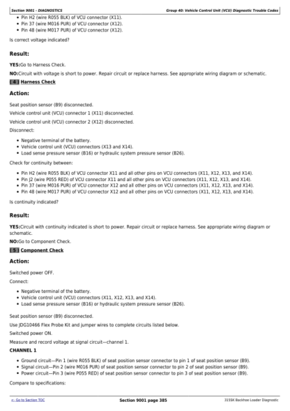 John Deere 315SK Backhoe Diagnostic Service Manual - Image 10