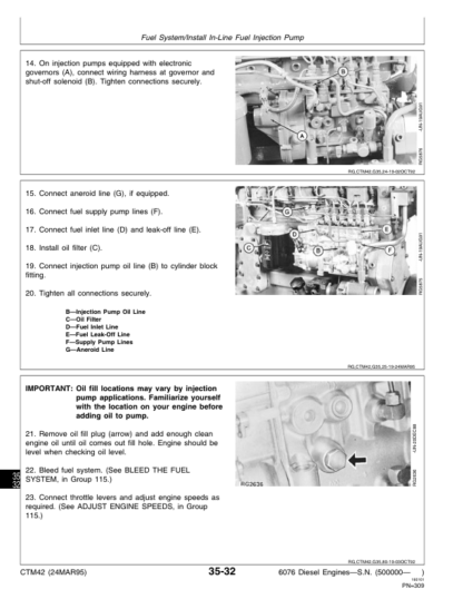 John Deere 400 Series 6076 Engine Service Manual - Image 15