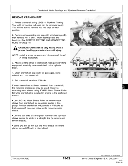 John Deere 400 Series 6076 Engine Service Manual - Image 9