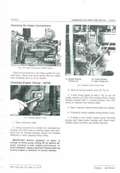 John Deere 400 Series Engine Service Manual - Image 3