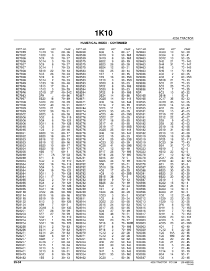 John Deere 4230 Tractor Parts Catalog - Image 8