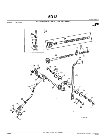 John Deere 4230 Tractor Parts Catalog - Image 5