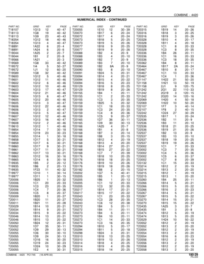 John Deere 4420 Combine Parts Catalog - Image 7