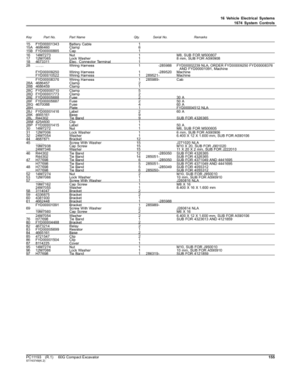 John Deere 60G Excavator Parts Catalog - Image 6