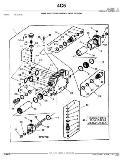 John Deere 644H Whel Loader Parts Catalog - Image 16