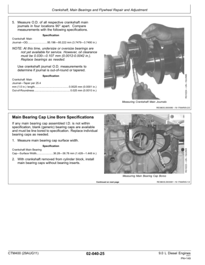 John Deere 9.0L PowerTech Engine Repair Manual - Image 7