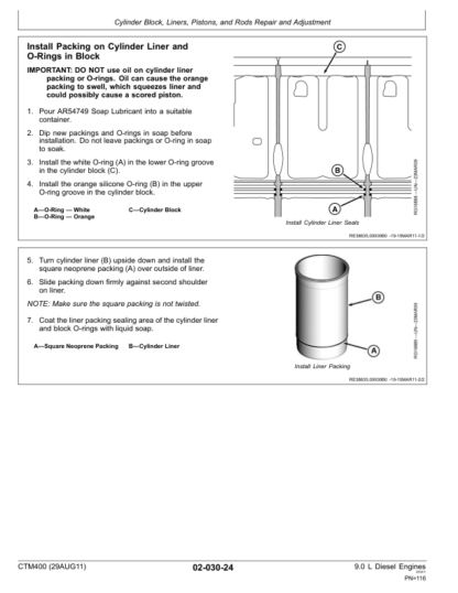 John Deere 9.0L PowerTech Engine Repair Manual - Image 5