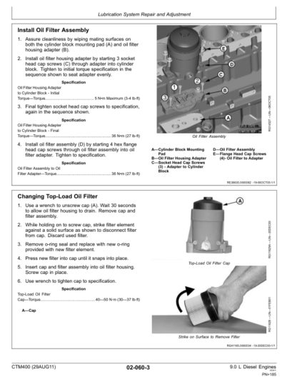 John Deere 9.0L PowerTech Engine Repair Manual - Image 9