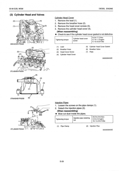 Kubota 03-M-E2B Diesel Engine Basic Service Manual - Image 9