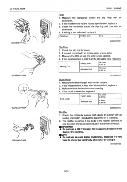 Kubota 03-M-E2B Diesel Engine Basic Service Manual - Image 6