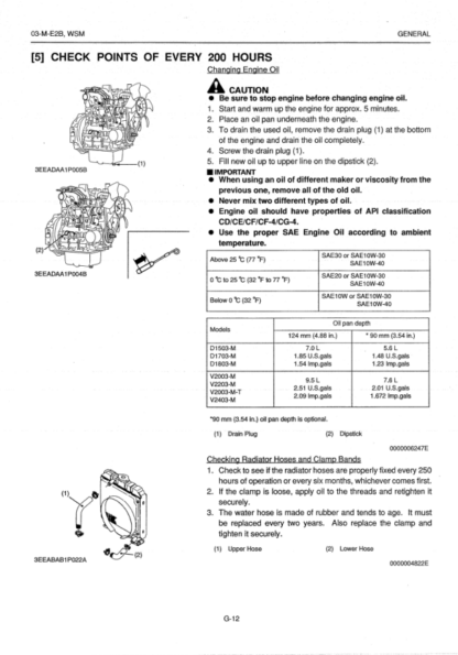 Kubota 03-M-E2B Diesel Engine Basic Service Manual - Image 7