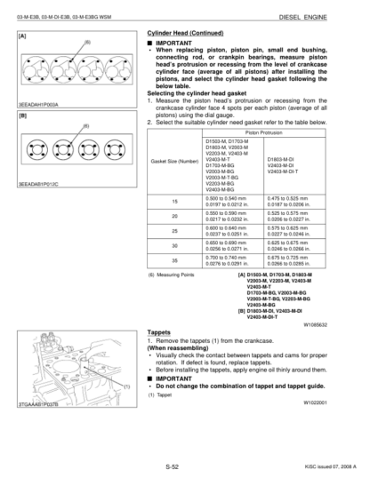 Kubota 03-M Series Diesel Engine Workshop Manual - Image 5