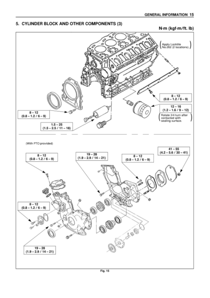 Kubota 4LE2 Engine Workshop Manual - Image 6