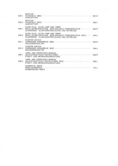 Kubota D1105 Engine Parts Catalog - Image 4