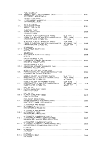 Kubota D1105 Engine Parts Catalog - Image 13