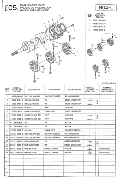 Kubota D1302-BBS-1 Diesel Engine Parts Manual - Image 8