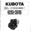 Kubota D1302-BBS-1 Diesel Engine Parts Manual - Image 2