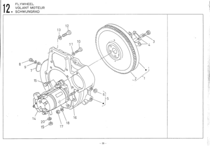 Kubota D1402BB-BBS Diesel Engine Parts List - Image 11