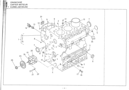 Kubota D1402BB-BBS Diesel Engine Parts List - Image 9