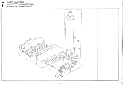 Kubota D1402BB-BBS Diesel Engine Parts List - Image 10