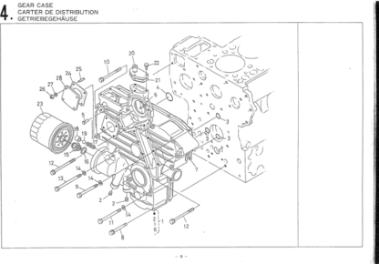 Kubota D1402BB-BBS Diesel Engine Parts List - Image 5