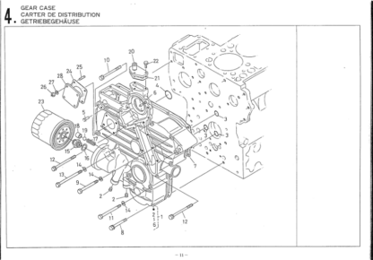 Kubota D1402BB-BBS Diesel Engine Parts List - Image 6